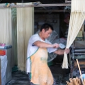 AS CHN SW SIC LES Sujizhen 2017AUG17 007  Making noodles by hand. : 2017, 2017 - EurAisa, Asia, August, China, DAY, Eastern Asia, Leshan, Sichuan, Southwest, Sujizhen, Thursday